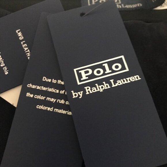 NWT POLO Ralph Lauren Women's Lambskin High Rise Suede Leggings Navy Size XS - Picture 10 of 11